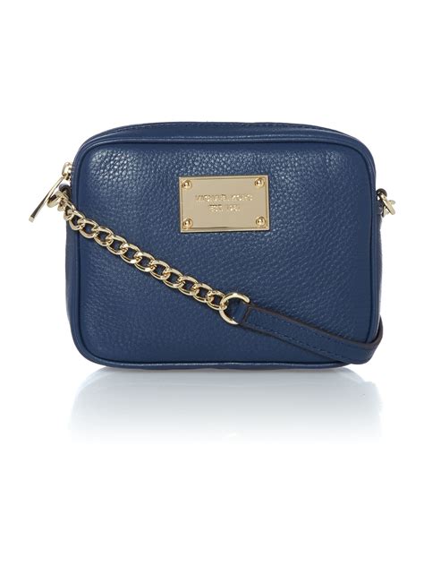 michael kors navy bag|michael kors blue crossbody bag.